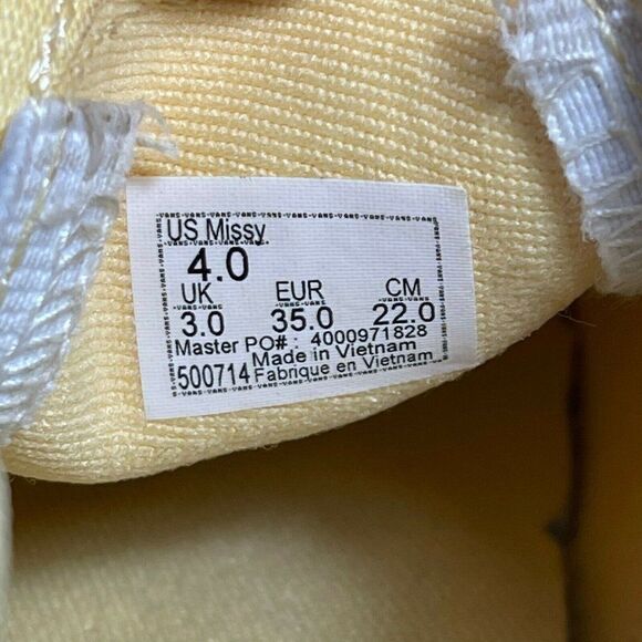 Vans Off The Wall Womens 500714 Sneaker Shoes 5.5 - Picture 7 of 7